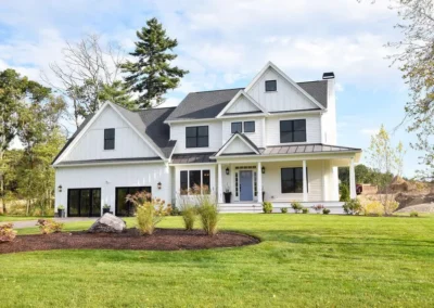 White Siding Modern Farmhouse